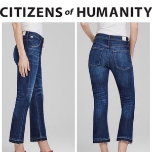 Citizens of Humanity Premium Vintage Drew Crop Flare Size 26